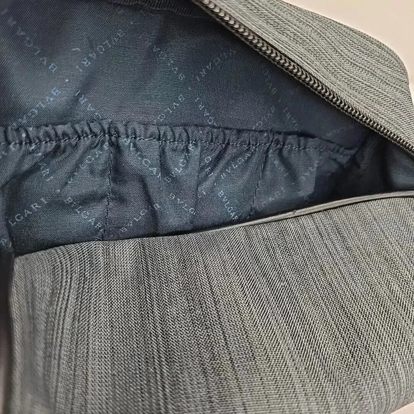 BVLGARI PARFUME Emirates First Class amenity travel tote Zipped makeup organizer - Picture 7 of 13